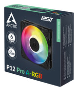 ARCTIC Freezer P12 Pro A-RGB - 120 mm A-RGB PWM Fan with Cable Splitter