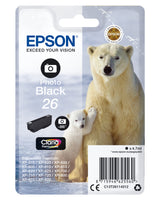 Epson Polar bear Singlepack Photo Black 26 Claria Premium Ink