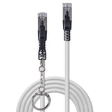 Lindy 20m Cat.6A S/FTP Locking Network Cable, Grey