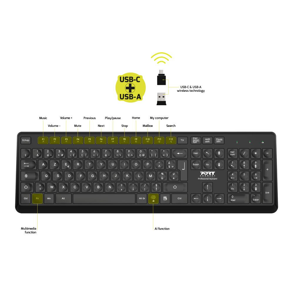 Port Designs PORT Connect Wireless Keyboard