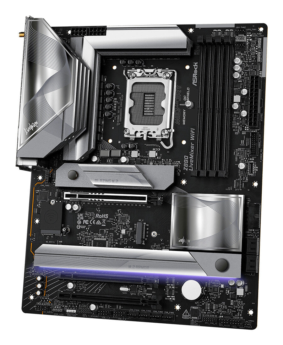 Asrock Z890 LiveMixer WiFi Intel Z890 LGA 1851 (Socket V1) ATX