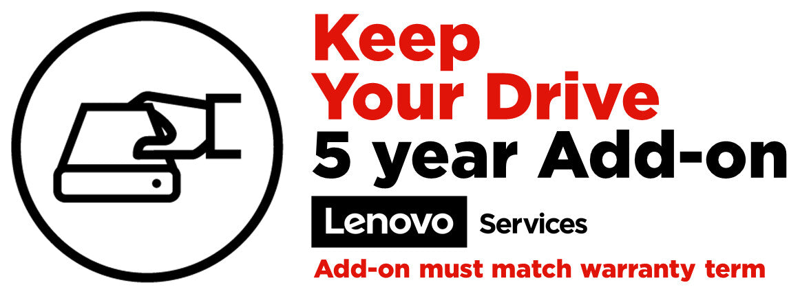 Lenovo 5Y Keep Your Drive 1 license(s) 5 year(s)