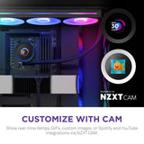 NZXT Kraken Plus 360 RGB Processor All-in-one liquid cooler Black 1 pc(s)