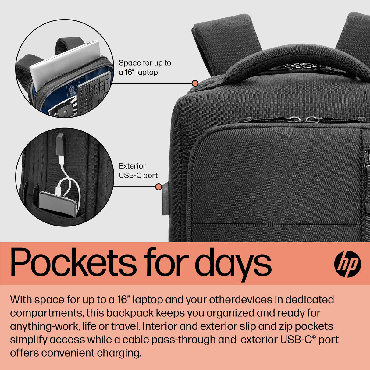 HP Renew Executive 16-inch Laptop Backpack