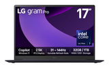 LG Gram Pro 17Z90TP-G 17" Hybrid AI Laptop - Intel® Core™ Ultra 7 255H, 1TB SSD, 32 GB RAM - Black - [2025]