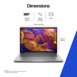HP E82HCET laptop Copilot+ PC PRO 350 35.6 cm (14") WUXGA 32 GB DDR5-SDRAM 1 TB SSD Wi-Fi 6E (802.11ax) Windows 11 Pro AI Workstation, AI PC Silver