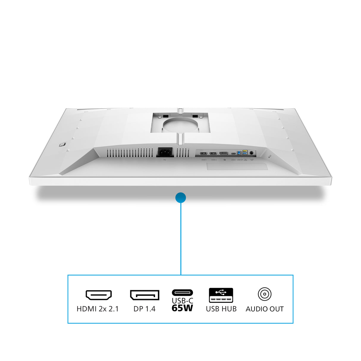 Philips Evnia 5000 computer monitor 68.6 cm (27") 3840 x 2160 pixels 4K Ultra HD LCD White