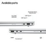 HP EliteBook 8 G1i Next Gen AI Wolf Pro Security Edition Copilot+ PC Intel Core Ultra 7 256V Laptop 35.6 cm (14") WUXGA 16 GB LPDDR5x-SDRAM 1 TB SSD Wi-Fi 7 (802.11be) Windows 11 Pro Silver
