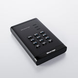 iStorage diskAshur PRO³ SSD 8TB | Secure Portable Solid State Drive |FIPS 140-3 Level 3 compliant | AES-XTS 256-bit Hardware Encryption | PIN protected | OS & Platform Independent |GDPR, TAA Compliant|Brute force hack defence | Dust/Water Resistant