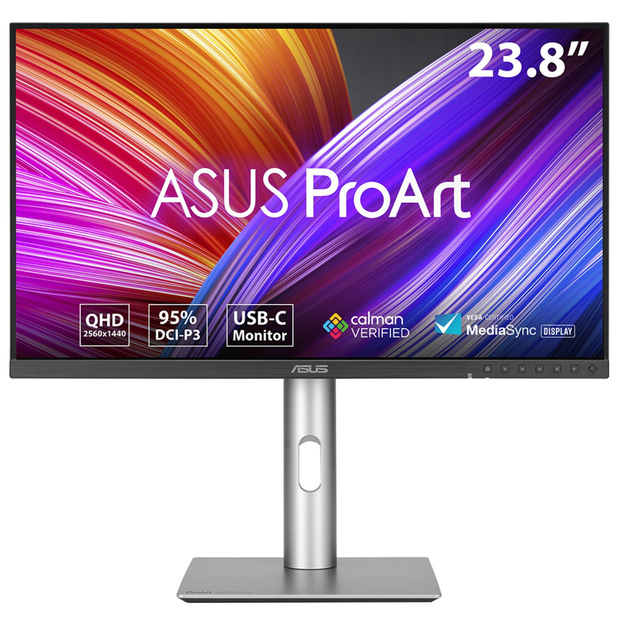 ASUS ProArt Display PA24ACRV computer monitor 60.5 cm (23.8") 2560 x 1440 pixels Quad HD LCD Black