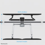 Neomounts DS70-810BL2 Monitor arm 17-32" - gas spring - space saving - 180°-stop