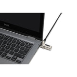 Kensington Slim N17 Combination Laptop Lock for Wedge-Shaped Slots