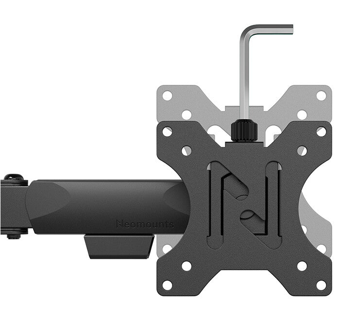 Neomounts DS60-600BL2 Monitor arm 10-32" - Quick-fix - 180°-stop