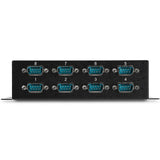 StarTech.com 8 Port USB to DB9 RS232 Serial Adapter Hub – Industrial DIN Rail and Wall Mountable