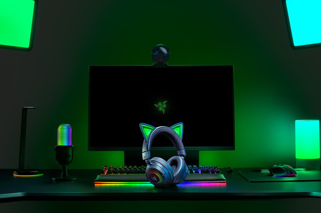 Razer Kraken Kitty V3 Pro Headset Wired & Wireless Head-band Gaming USB Type-A Bluetooth Black