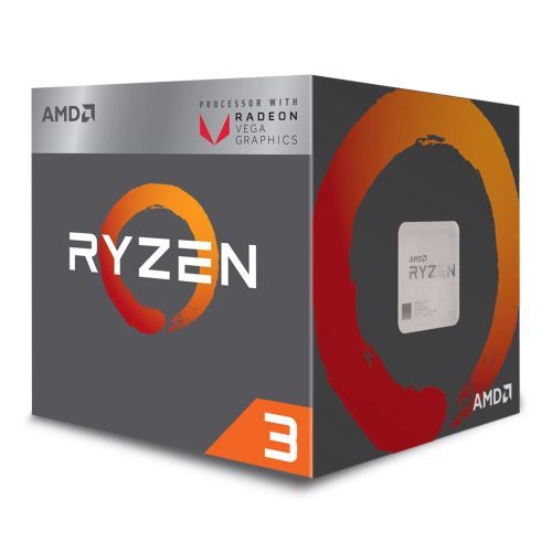 AMD Ryzen 3 3200G CPU with Wraith Stealth Cooler, Quad Core, AM4, 3.6GHz (4.0 Turbo), 65W, 12nm, 2nd Gen, VEGA 8 Graphics, Picasso