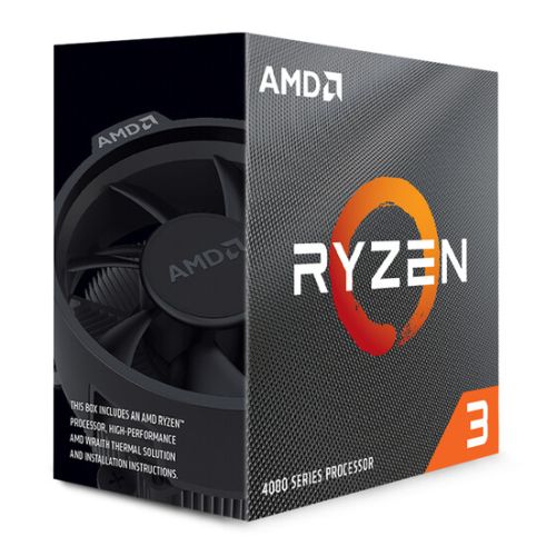 Processeur AMD Ryzen 3 4100 4 cœurs AM4 à 3,8 GHz, 8 threads, Boost de 4,0 GHz