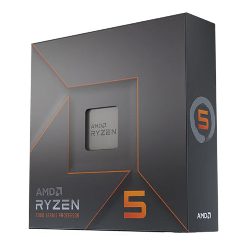 Processeur AMD Ryzen 5 7600X 4,7 GHz 6 cœurs AM5, 12 threads, Boost 5,3 GHz, carte graphique Radeon