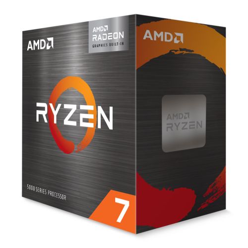 Procesador AMD Ryzen 7 5700G 3,8 GHz 8 núcleos AM4, 16 subprocesos, impulso de 4,6 GHz, gráficos Radeon