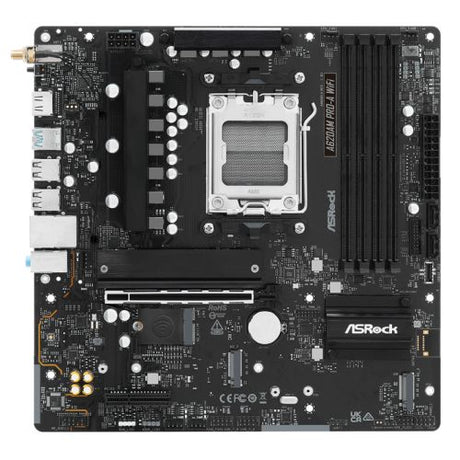 Asrock A620AM PRO-A WIFI, AMD A620A, AM5, Micro ATX, 4 DDR5, HDMI, Wi-Fi 6E, 2.5G LAN, 3x M.2