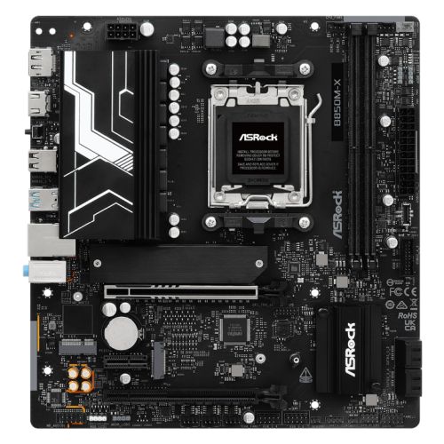 Asrock B850M-X R2.0, AMD B850, AM5, Micro ATX, 2 DDR5, HDMI, DP, 2.5G LAN, 2x M.2