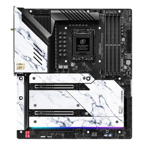 Asrock Z790 TAICHI CARRARA, Intel Z790, 1700, EATX, 4 DDR5, HDMI, 2 Thunderbolt, Wi-Fi 6E, 2.5G & GB LAN, PCIe5, RGB, 5x M.2, 12cm Carrara Fan