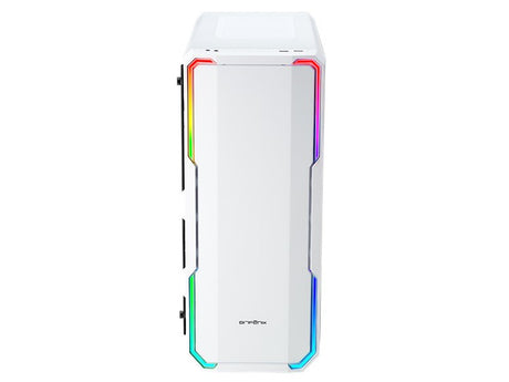 Bitfenix Enso Midi Tower RGB Gaming Case - White Tempered Glass