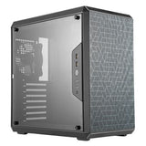 Cooler Master MasterBox Q500L Gaming Case w/ Acrylic Window, ATX, Modular Design, 12cm Fan, Movable I/O Panel, Black