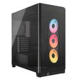 Corsair FRAME 4500X RS-R ARGB Gaming Case w/ Glass Side & Front, E-ATX, 3x RS120-R ARGB Fans, InfiniRail Fan Mounting, USB-C, Asus BTF Compatible, Black