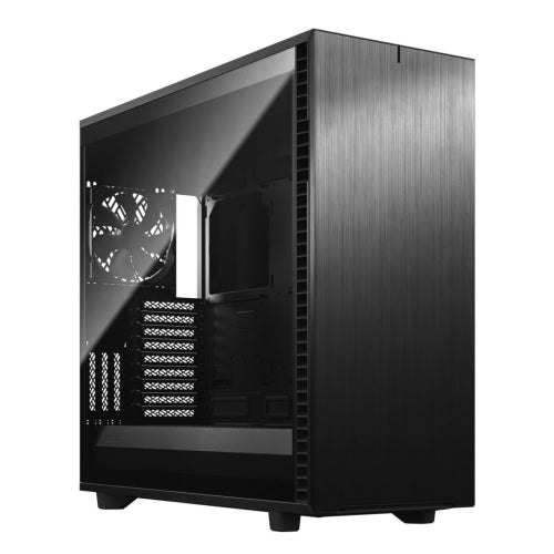 Fractal Design Define 7 XL (Light TG) Estuche para juegos con ventana de vidrio tintado claro, E-ATX, diseño modular, 3 ventiladores, concentrador de ventilador, amortiguación de sonido, USB-C