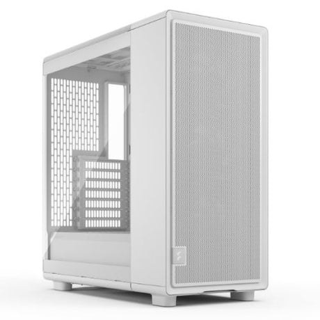 Fractal Design Epoch (White TG Clear) Case w/ Clear Window, ATX, 3x Momentum 12 Fans, Mesh Top & Front, USB-C 20Gbps