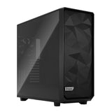 Fractal Design Meshify 2 XL (Black TG) Gaming Case w/ Light Tint Glass Window, E-ATX, Angular Mesh Front, 3 Fans, Fan Hub, Detach. Front Filter, USB-C