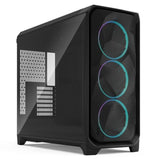 Fractal Design Meshify 3 XL (Black RGB TG Light) Case w/ Light Tint Window, E-ATX, Mesh Front, 3x RGB Fans, USB-C 20Gbps