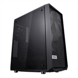Fractal Design Meshify C (Dark TG) Gaming Case w/ Dark Tint Glass Window, ATX, Angular Mesh Front, High-airflow, 2 x 120mm Fans
