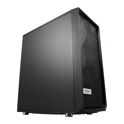 Fractal Design Meshify C (Black Solid) Gaming Case, ATX, Angular Mesh Front, High-airflow, 2 x 120mm Fans