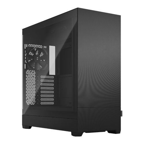 Fractal Design Pop XL Silent (Black TG) Gaming Case w/ Clear Glass Window, E-ATX, Sound-Damping Steel & Foam, 4 Fans