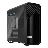 Fractal Design Torrent (Light TG) Boîtier de jeu avec fenêtres en verre teinté clair, E-ATX, 5 ventilateurs, hub de ventilateur, bande RVB sur le carénage du bloc d'alimentation, grille avant, USB-C