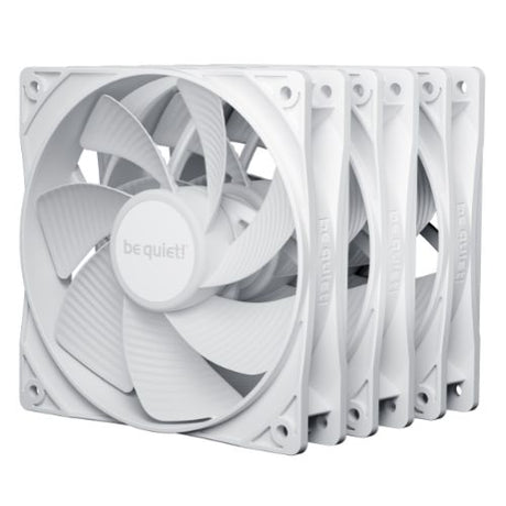 Be Quiet! BL136 Pure Wings 3 120mm PWM Reverse Blade Case Fans (3 Pack), Rifle Bearing, 1500 RPM, White