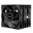 Be Quiet! BL137 Pure Wings 3 120mm PWM Reverse Blade Case Fans (3 Pack), Rifle Bearing, 1500 RPM, Black