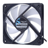 Fractal Design Silent Series R3 Ventilateur de boîtier 12 cm, roulement de fusil, 1200 tr/min, noir et blanc