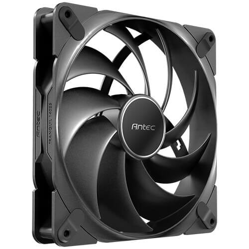 Antec Tranquil 140 PWM 14cm Case Fan, Fluid Dynamic Bearing, Daisy-Chain 4-Pin, 450-1500 RPM, Black