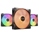 be quiet! LIGHT WINGS LX 140mm PWM High Speed 3-Pack Black Computer case Fan 14 cm 3 pc(s)