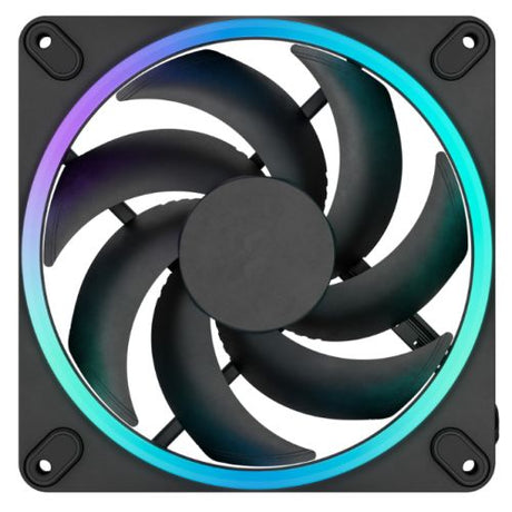 Fractal Design Momentum 14 ARGB 140mm PWM Case Fan, 20 LEDs, FDB Bearing, 350-1800RPM, 8-pin Connector, Black