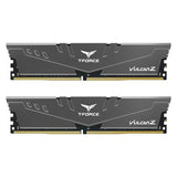 Team T-Force Vulcan Z 16GB Kit (2 x 8GB), DDR4, 3200MHz (PC4-25600), CL16, XMP 2.0, DIMM Memory, Grey