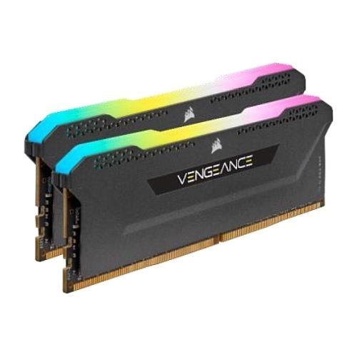 Corsair Vengeance RGB Pro SL 32GB Kit (2 x 16GB), DDR4, 3600MHz (PC4-28800), CL18, XMP 2.0, Black, Ryzen Optimised