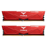 Team T-Force Vulcan 32GB Kit (2 x 16GB), DDR5, 6400MHz (PC5-51200), CL40, ECC, AMD EXPO & Intel XMP 3.0, PMIC, DIMM Memory, Red