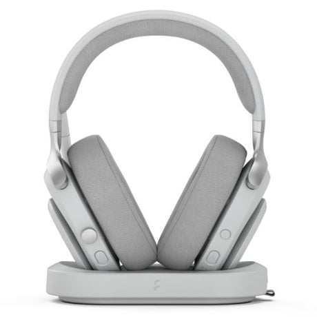 Fractal Design Scape (Light) Gaming Headset, Wireless/Btooth/USB, Custom-Tuned Drivers, EQ Presets, 40 Hours Battery, Charging Stand, Ambient Lighting