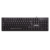 Jedel K29 Wired USB Keyboard, Spill-Proof, Quiet Keys, Narrow Frame, Black