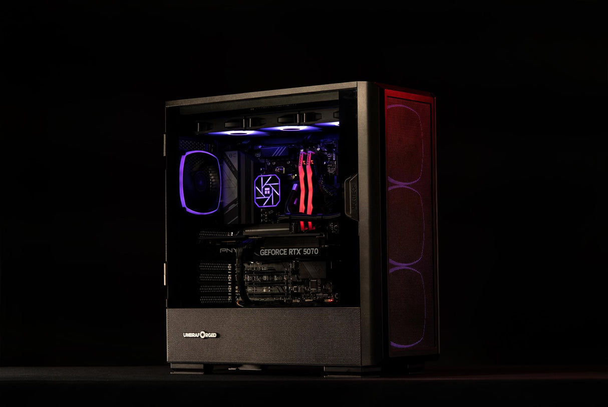 UmbraForged Entropy - Ryzen 9 9950X3D, RTX 5090 32GB, 64GB DDR5, 2TB SSD, AMD Gaming PC