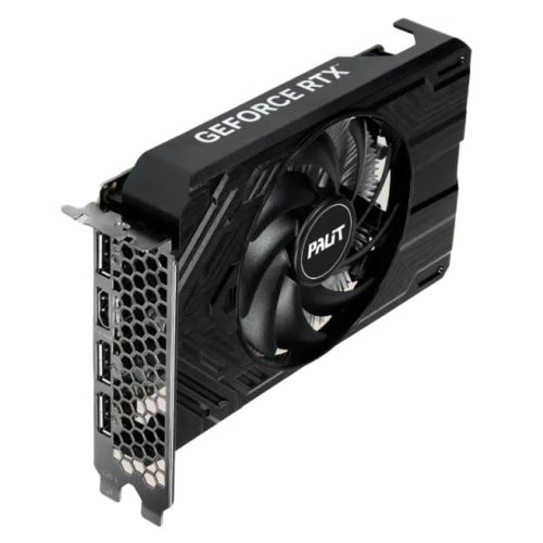 Palit RTX4060 StormX, PCIe4, 8GB DDR6, HDMI, 3 DP, 2460MHz Clock, Compact Design